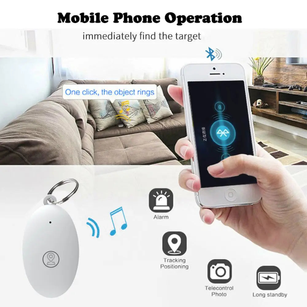 Mini GPS Tracker Bluetooth Tracker Two-Way Anti-Lost Device Pet Kid Key Bag Car Wallet Tracking Smart Finder Locator Accessories