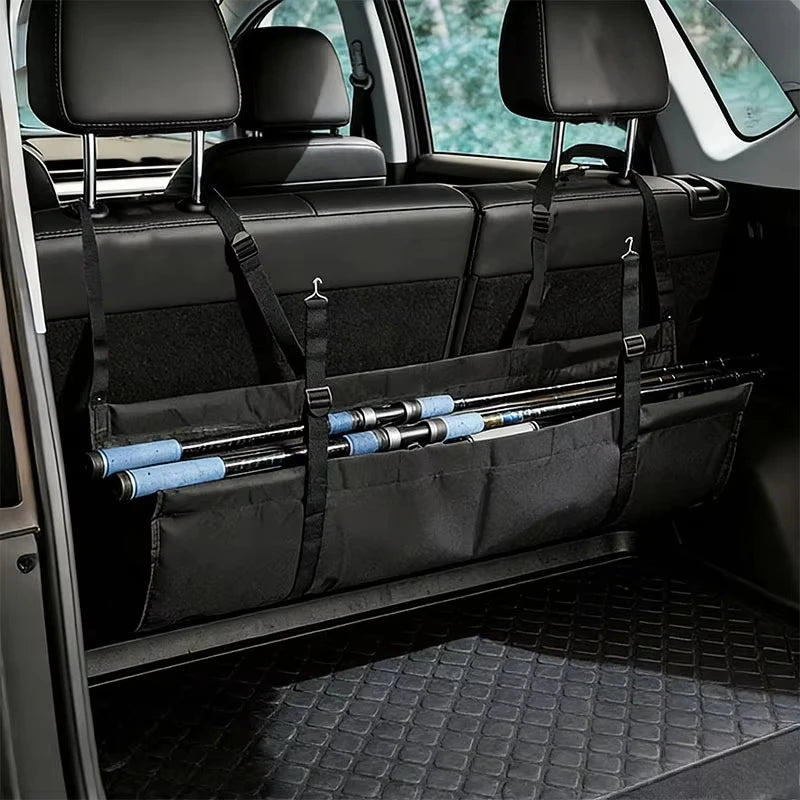 KEBUDIMEI Car Trunk Organizer Oxford Backseat Storage Bag Multi-use Automobile Seat Back Organizers Net Car Interior Accessories