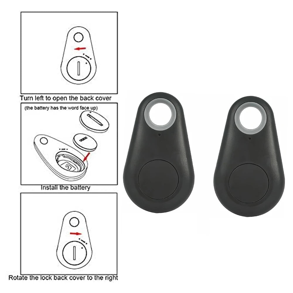 Bluetooth Tracker Keychain droplet shaped Low power anti-loss GPS For Smartphones with iOS 5.0 or Later Android 4.3 or Later