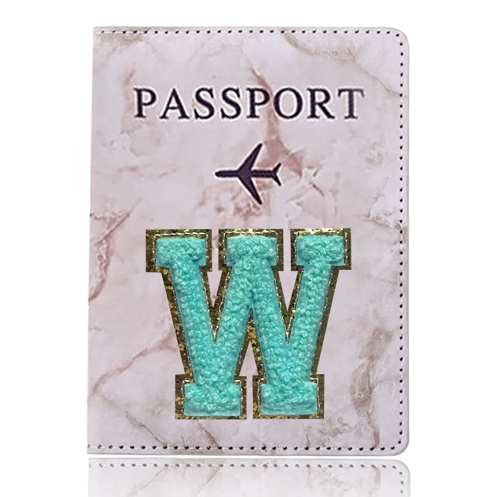 Passport Holder Passport Case Travel Waterproof Passport Protective Cover Embroidery Pattern Holder Air Plan Travel Accessories