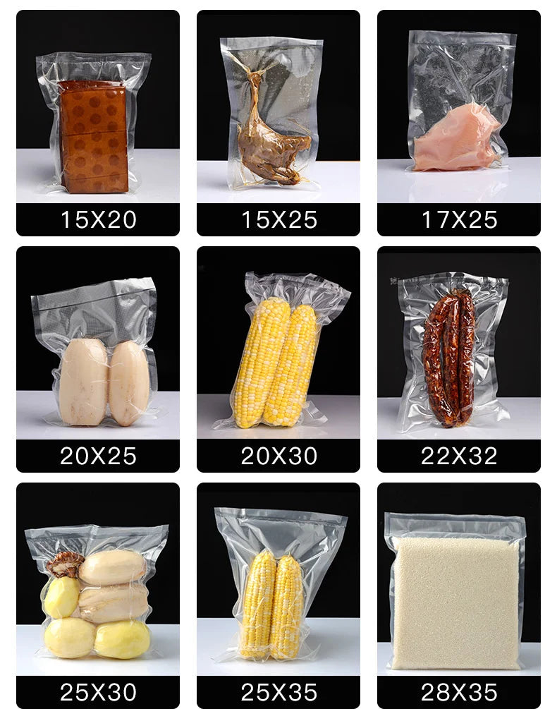 Food Vacuum Sealer Bags For Sous Vide Food Saver Kitchen Storage Bag BPA-Free Vacuum Packaging Bags Kitchen Tool 20cm*500cm Roll