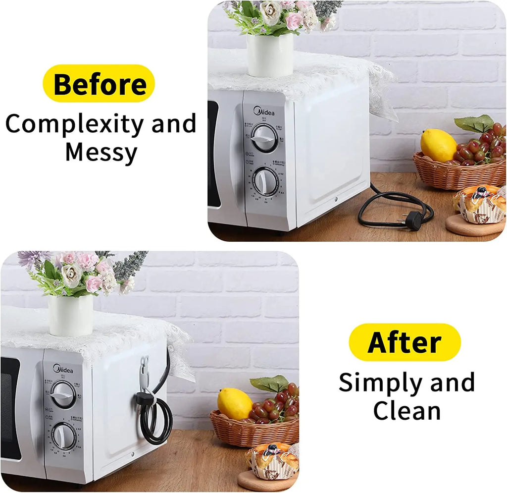 New Cord Bundlers Cord Organizer for Self Adhesive Kitchen Cord Wrapper Sticky Silicone Winder Holder Cable Organizer Data Cable