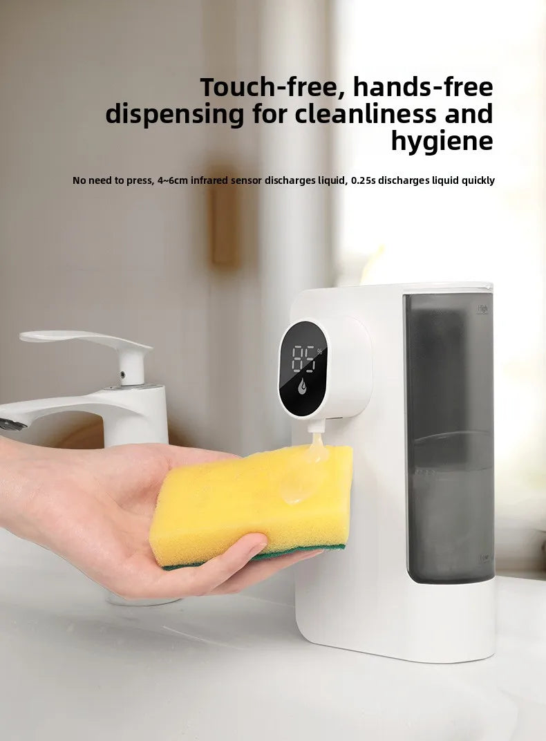 Automatic Sensor Dispenser Hand Sanitizer Dispenser Kitchen Soap Dispenser Wall-mounted Hand Sanitizer Soap Feeder