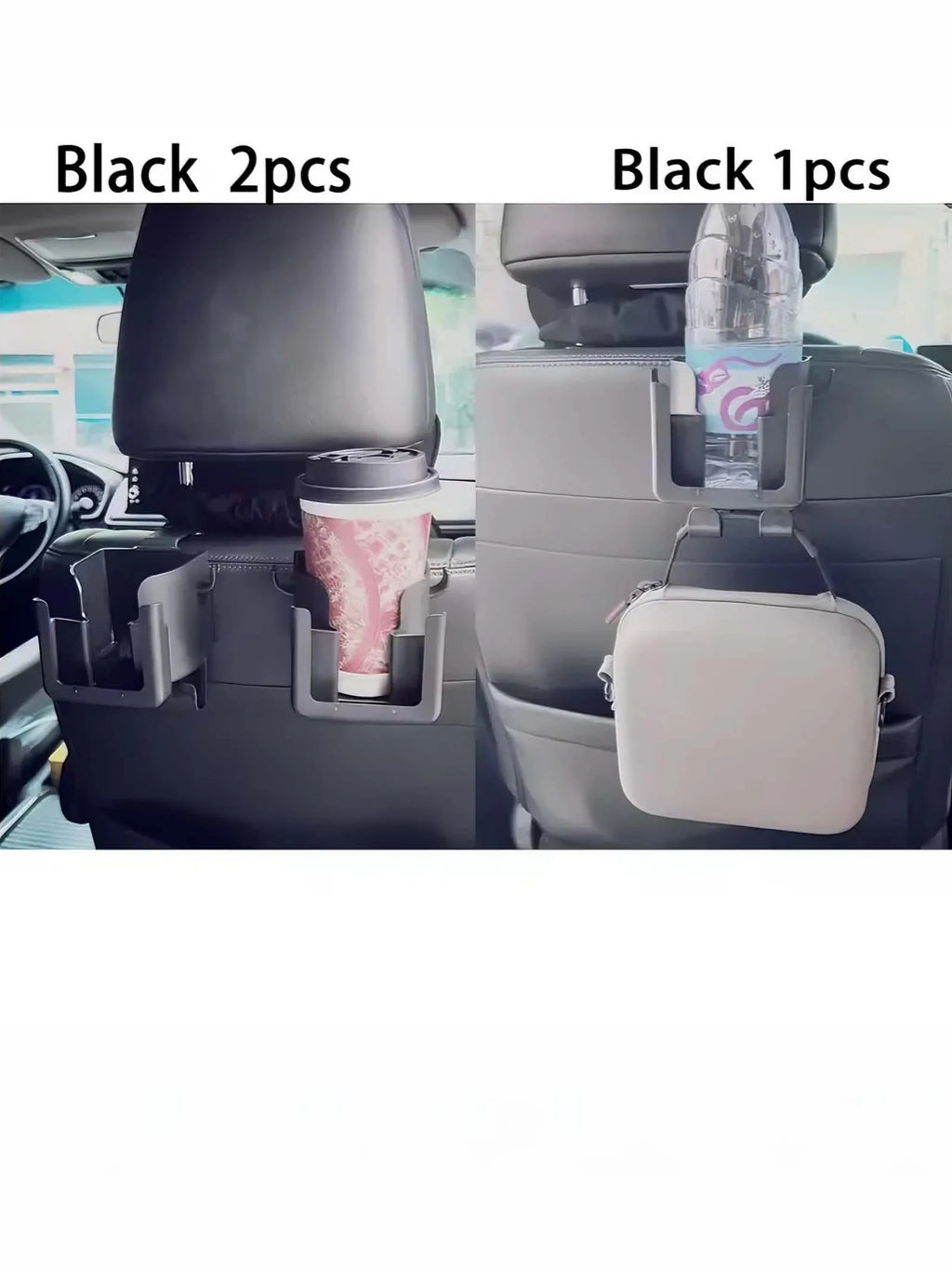 1Pc The multi-functional car seat back organizer is suitable for most vehicle models.