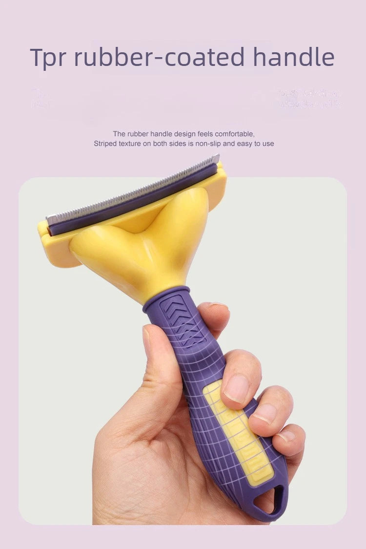 Pet brush, pet grooming tool, deshedding comb, Teddy and Golden Retriever hair removal brush, pet cleaning supplies，dog brush