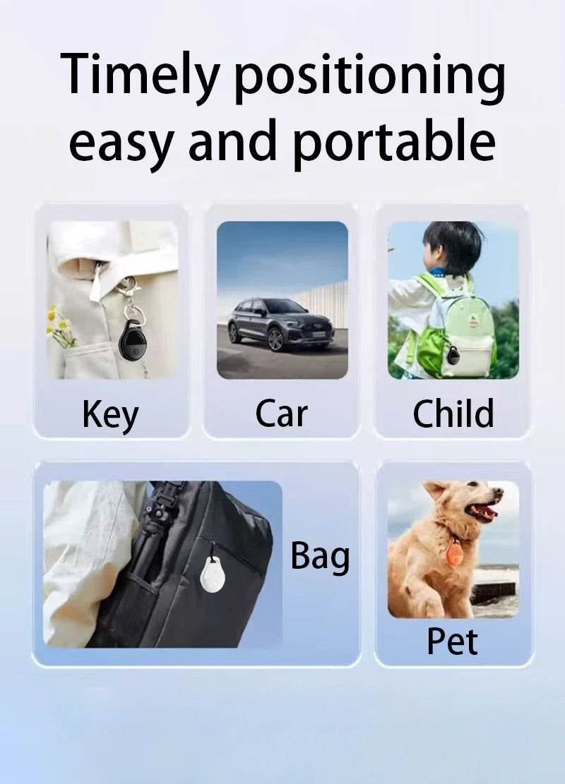 GPS Tracker Anti Lose Security Bluetooth GPS Tag Based on iphone Tracker Sound Locate Message Reminder Alarm Key Finder Pet Kid