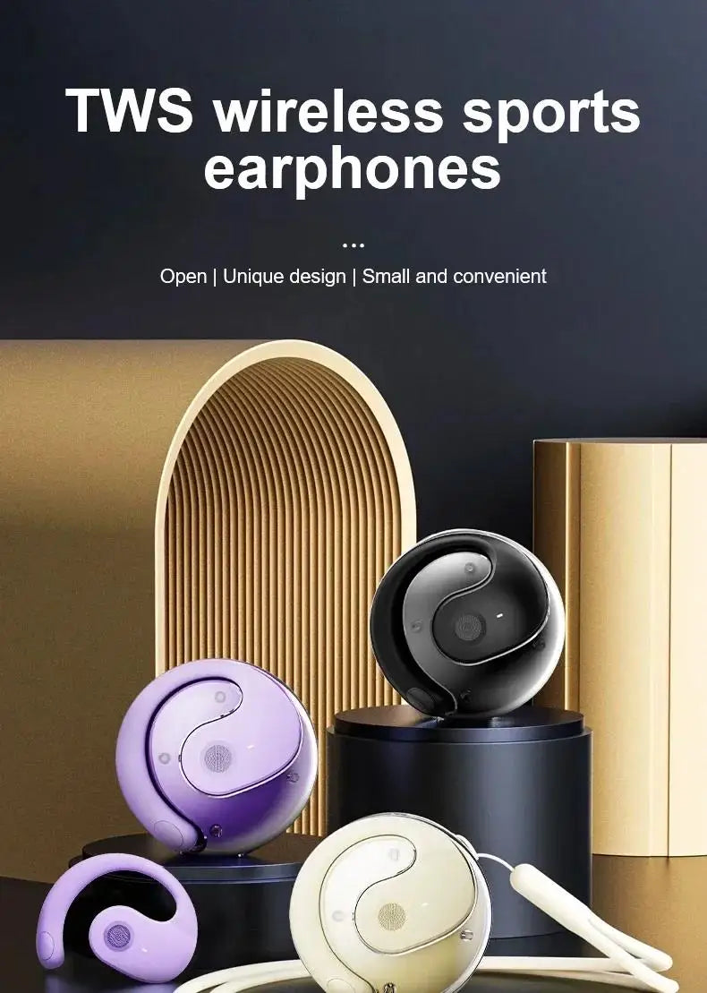Wireless Bluetooth 5.4 Earbuds Sports Waterproof Noise-canceling Headphones Stereo Sound Sound In-Ear Earphones With Microphone