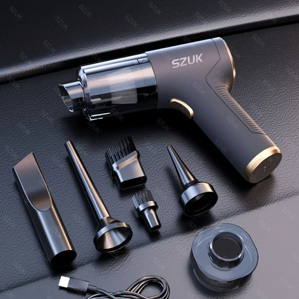 SZUK Mini Wireless Portable Car Mini Vacuum cleaner, High Suction 98000PA,Long Battery, Portable & Easy Clean Cleaning Appliance