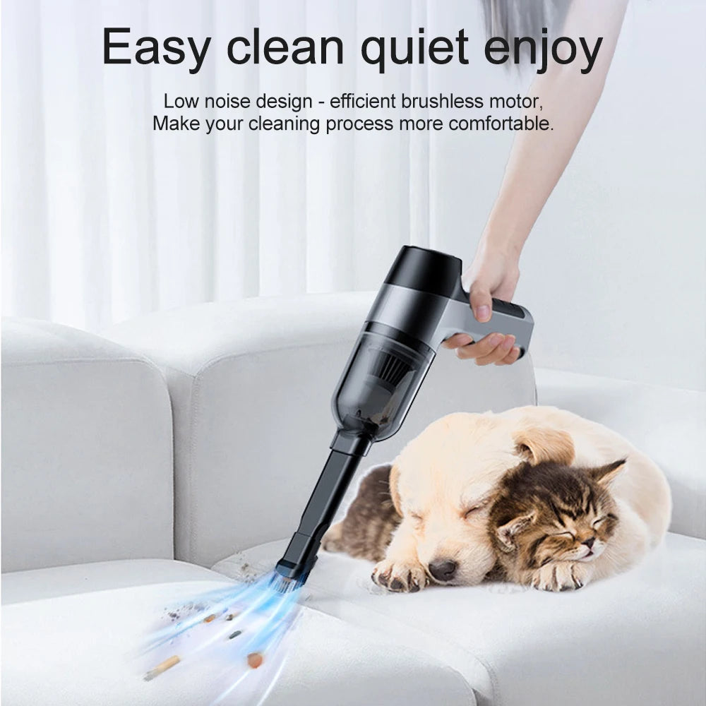 Car Mounted Household Small Mini Blowing And Suction Integrated Portable Handheld Wireless Car Specific Vacuum Cleaner