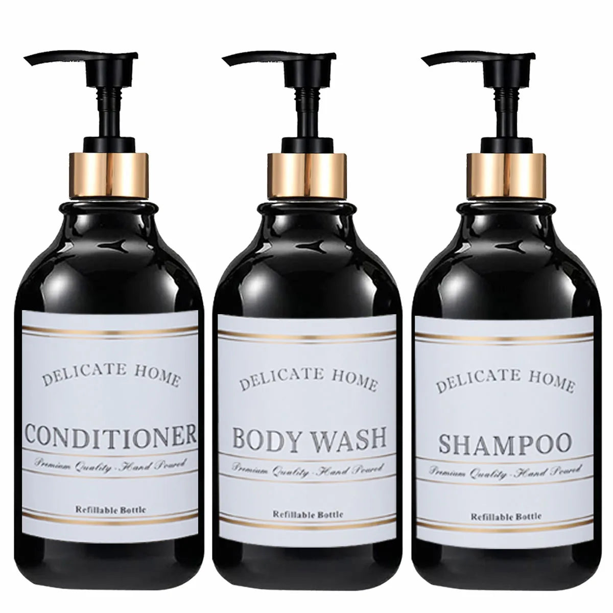 Soap Dispenser with Pump and Labels Dish Soap Dispenser for Kitchen Sink Countertop Decoration Refill Hand Wash Bottle