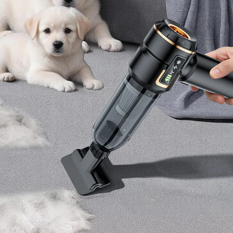 Mini Car Vacuum Cleaner Strong Scution Cordless 998000PA Powerful Wireless Car Cleaner HandHeld Portable Vacuum Cleaner for Car