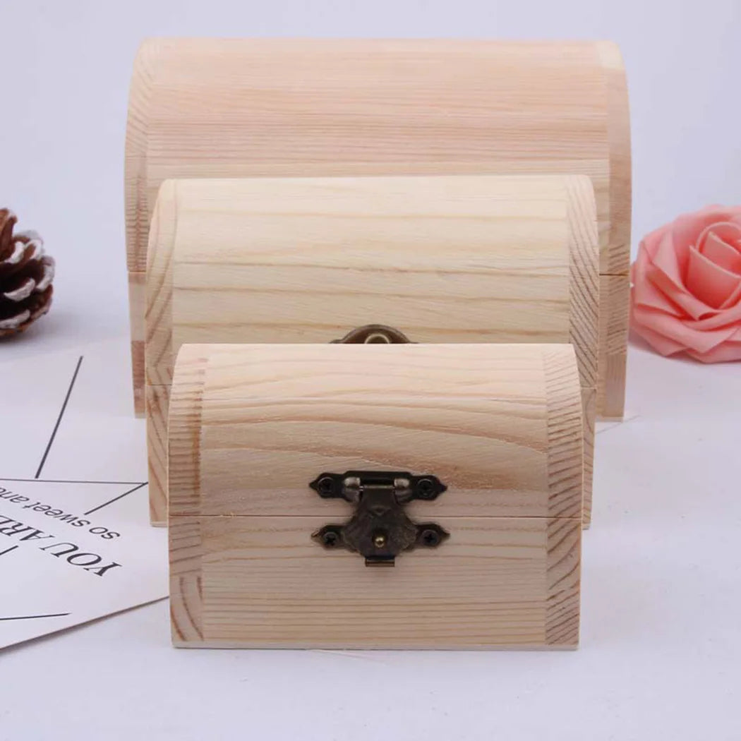 Storage Boxes Wooden Arched Box Keepsake Boxes Storage Box For Wedding Christening Christmas Gifts High Quality
