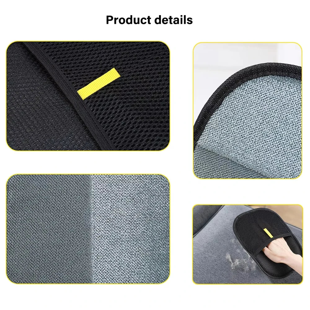 Pet Grooming Gloves Pet Hair Remover Static Dedusting Brush Removing Dog Cat Hair From Sofa Carpet Clothes Gloves Dog Supplies