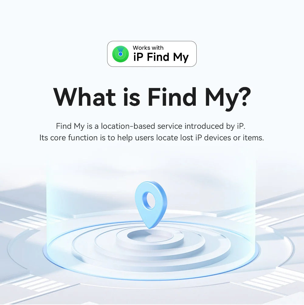 Essager Smart Bluetooth GPS Tracker Work with iOS System Find My App Air Tag Tracker Mini Locator Key Dog Pet Child Finder