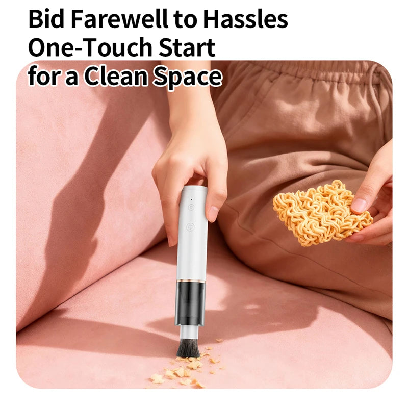 2026 New Small Mini Vacuum Cleaner Portable, Powerful, Durable Handheld, Wireless Desktop Cleaning, Keyboard, Piano Cleaner