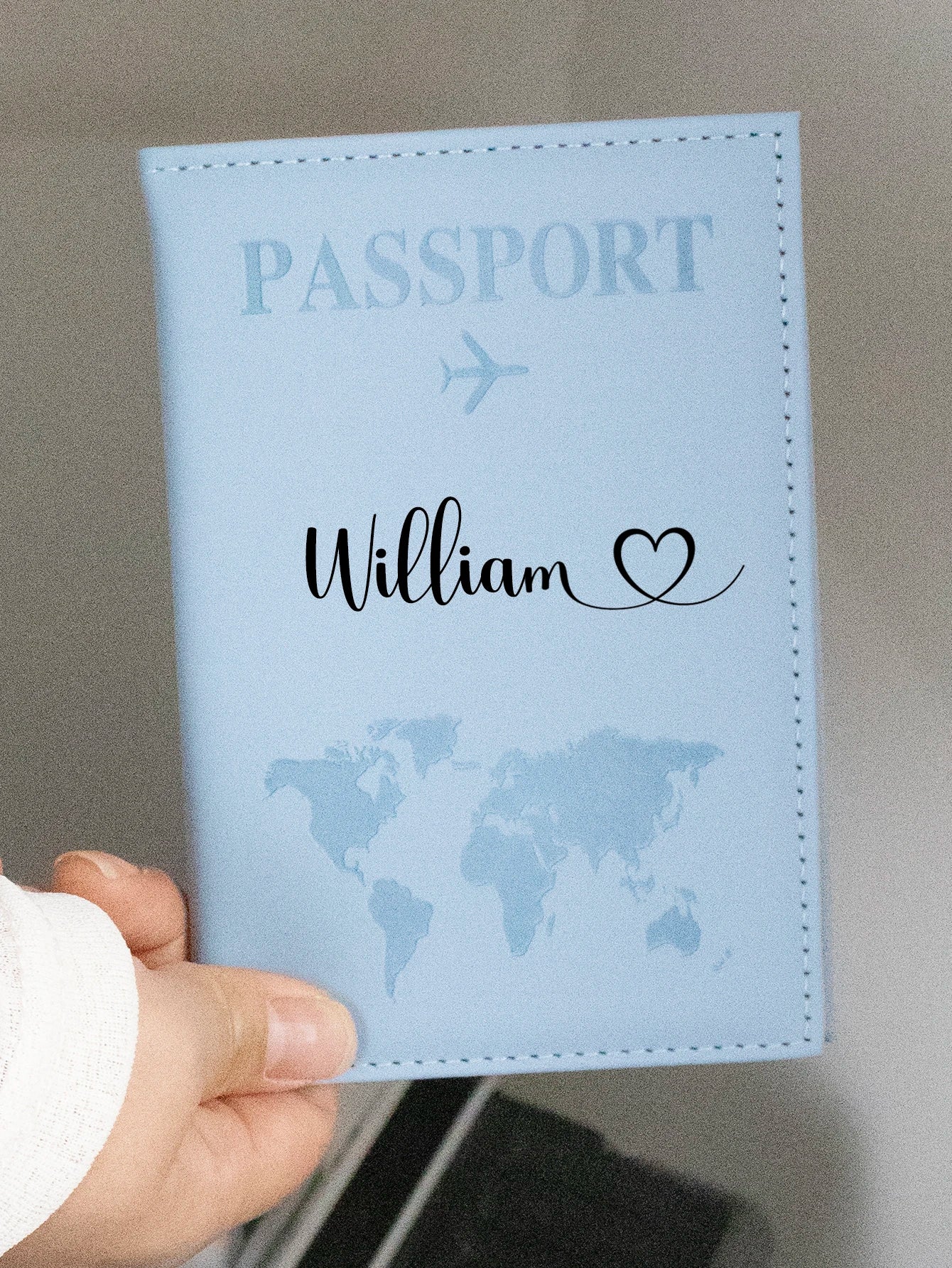 Custom Passport Holder For Travel With Name,Personalized Leather Passport Holder,Customized Passport Holder For Travel Women,