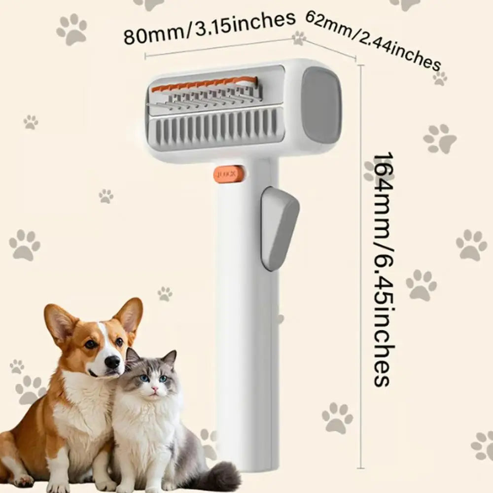 Professional Hair Remover Pet Grooming Comb, Dog Shedding Brush Self-Detangling for Cats Puppy Horse Doodle Bathing Washing