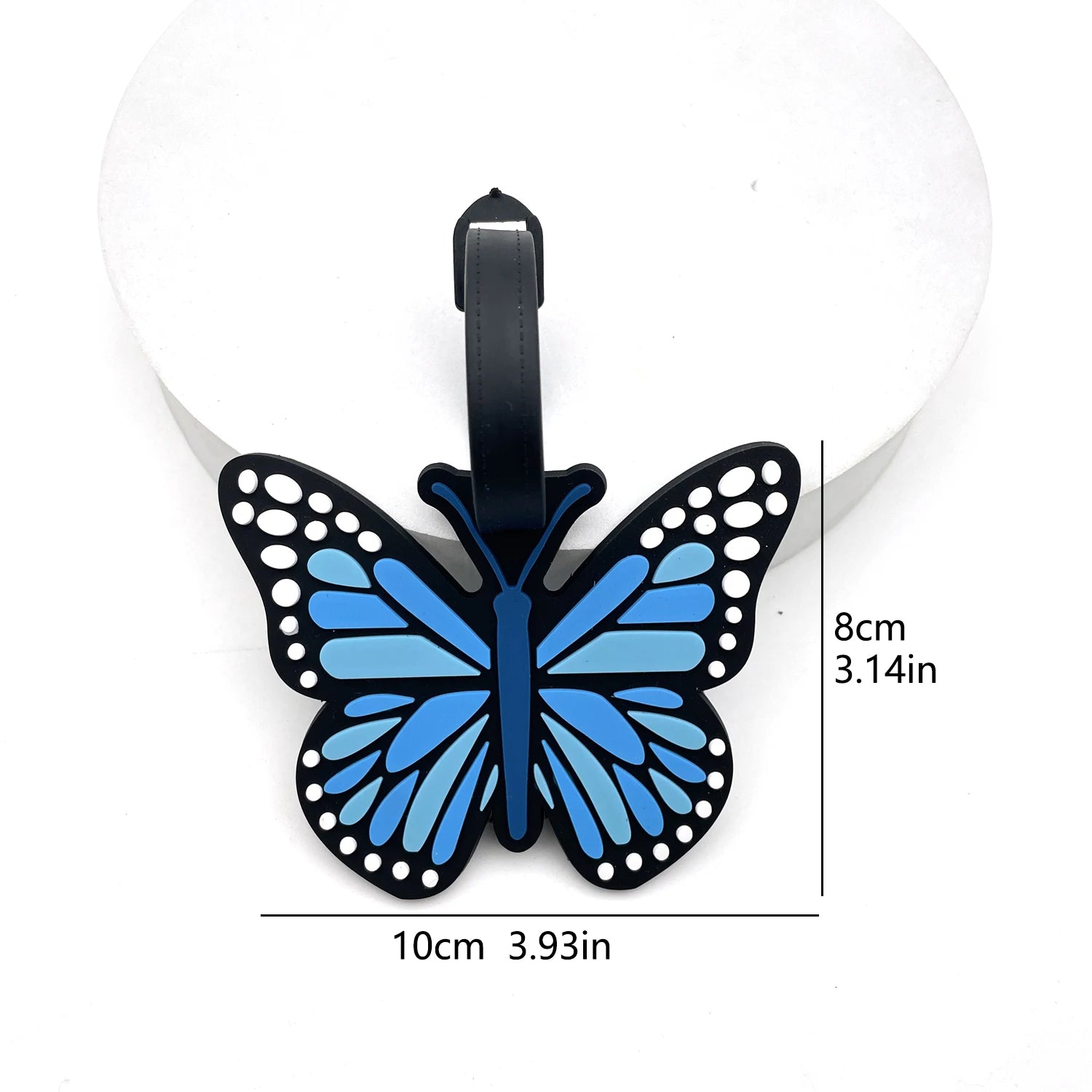 1PC PVC Soft Rubber Luggage Tags Cartoon Unicorn Card Sets Silicone Boarding Passes Luggage Tags Hanging Tags Consignment Tags