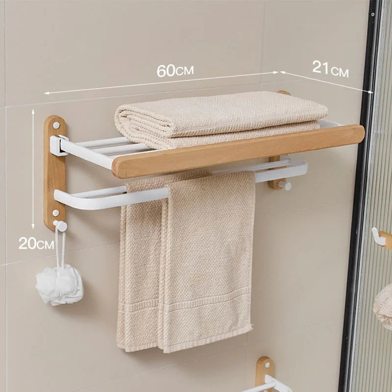 Bathroom towel bar no punching toilet storage shelf bathroom organizer and storage bathroom accessories towel rack corner shelf