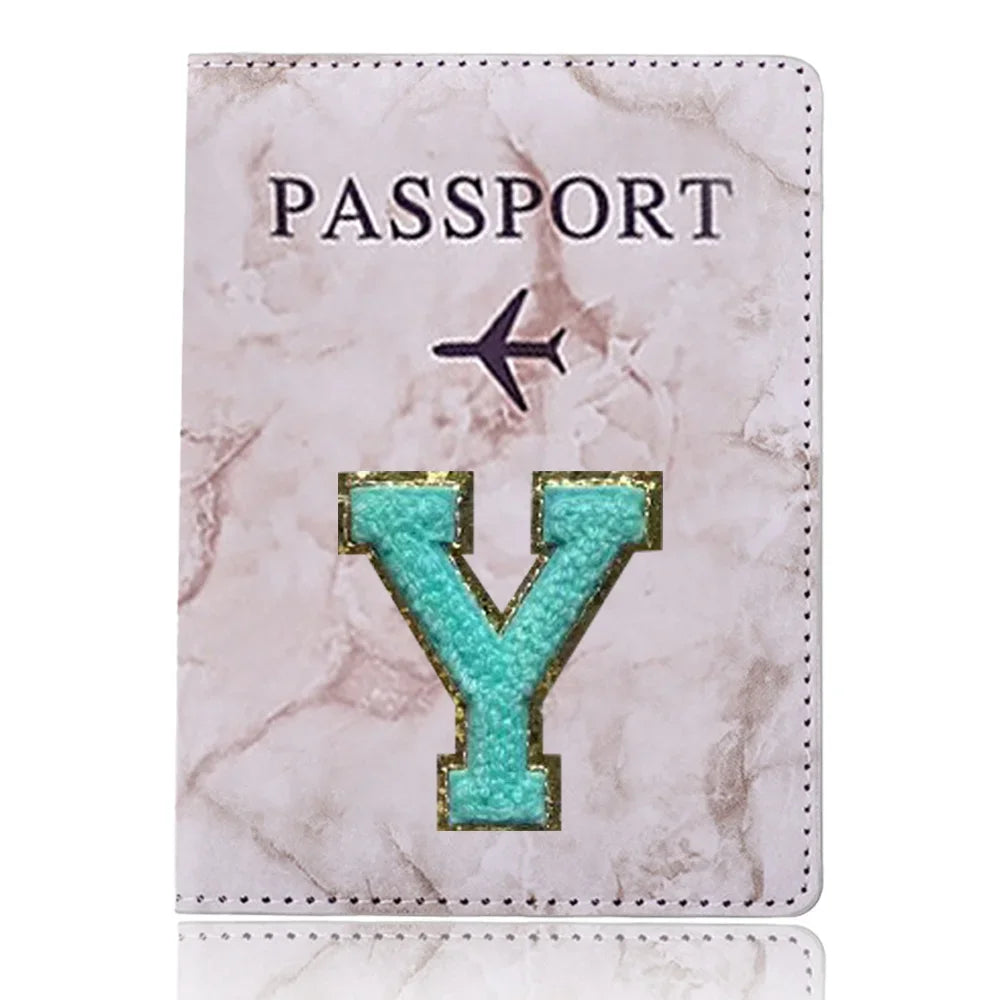 Passport Holder Passport Case Travel Waterproof Passport Protective Cover Embroidery Pattern Holder Air Plan Travel Accessories