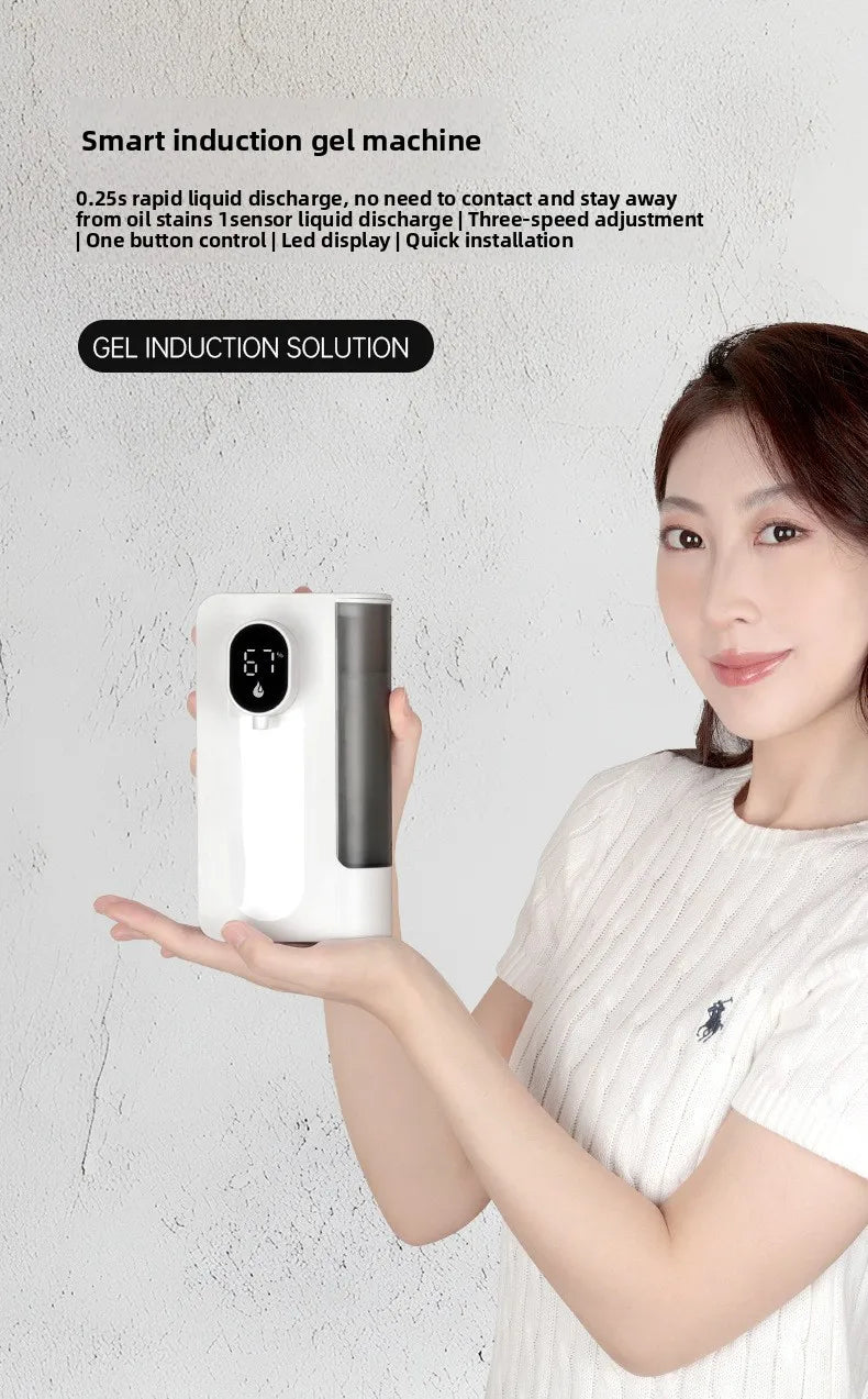 Automatic Sensor Dispenser Hand Sanitizer Dispenser Kitchen Soap Dispenser Wall-mounted Hand Sanitizer Soap Feeder