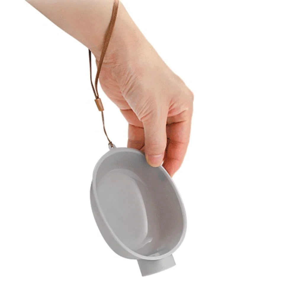 Portable Pet Water Bottle with Travel Bowl: Outdoor Dog & Cat Drinking Dispenser for Hikes, Walks, and On-the-Go Hydration