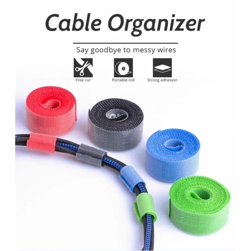 Cable Organizer Cable Management Tearable Organizador Cables Winder Ties Phone Accessories Wire Cord Organizer And Cables