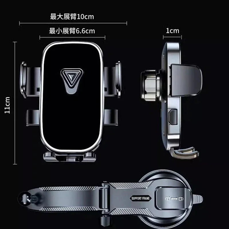 Car Phone Holder Super Stable Car Phone Mount Stand GPS for Car Dashboard Windscreen Air Vent Compatible with All Mobile Phone
