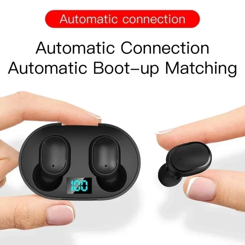 Wireless Bluetooth Earphones TWS Fone Bluetooth Headset Wireless Earbuds Noise Cancelling Earphones With Mic LED Display