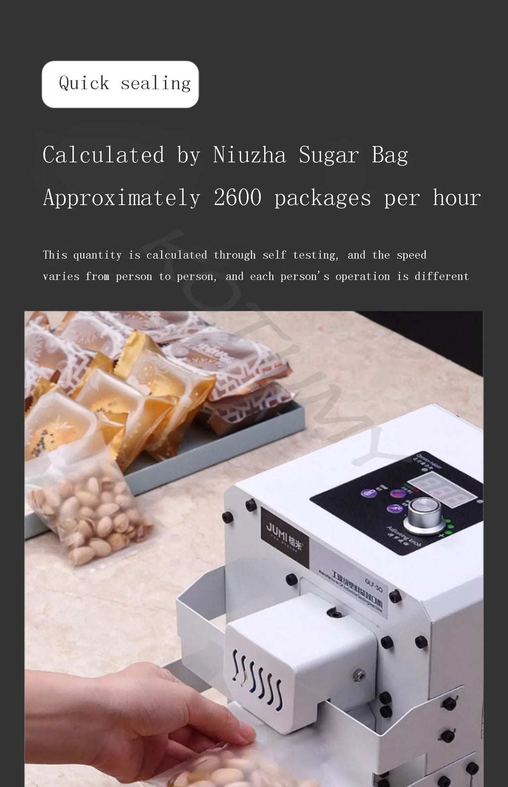 Handy Portable Bag Sealer Sealing Machine Aluminum Foil Composite Plastic Film PE Coated Paper Food Packaging