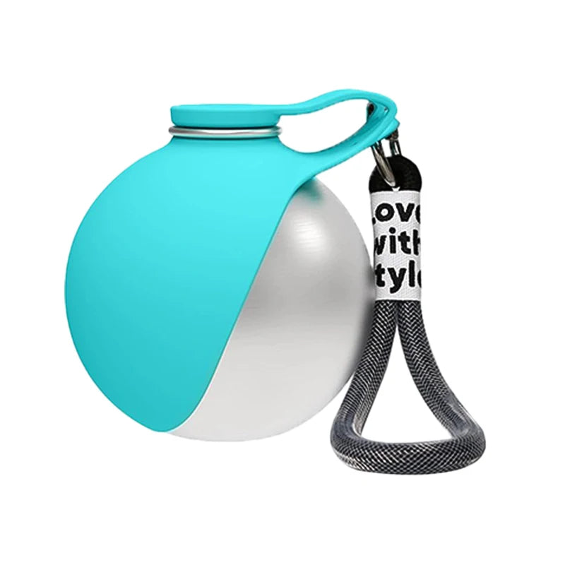 Portable Pet Water Bowl, 285ml, Foldable Silicone, Leak-Proof, Lightweight, Multi-Colour, for Dogs and Cats, Outdoor and Travel