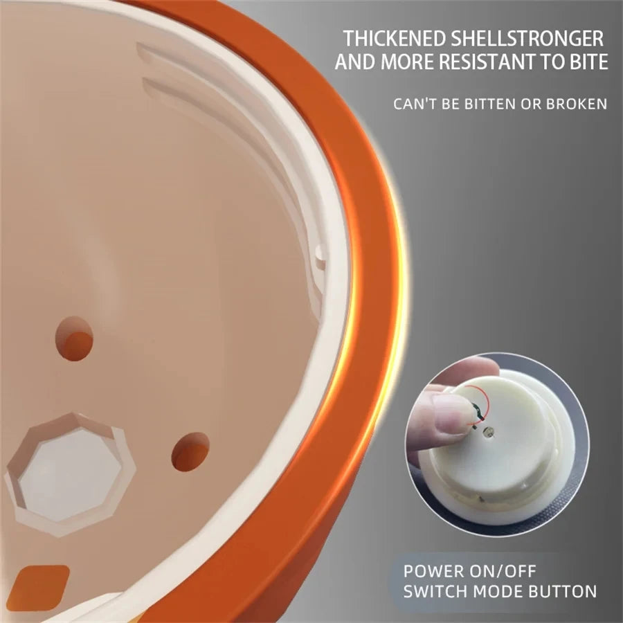 Intelligent rolling interactive dog toy ball Automatically moves and can emit barking sounds Puppy Chew Toys Knot Rope