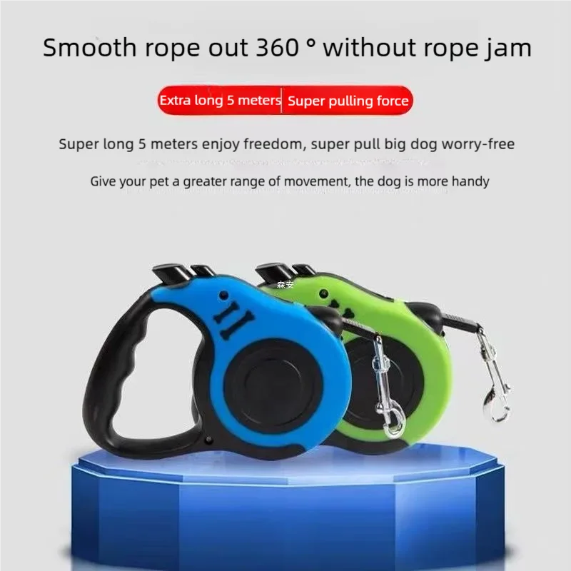Automatic Retractable Dog Leash 3m/5m Nylon Lead for Small Dogs Durable Puppy Traction Rope for Outdoor Travel Walking Hiking
