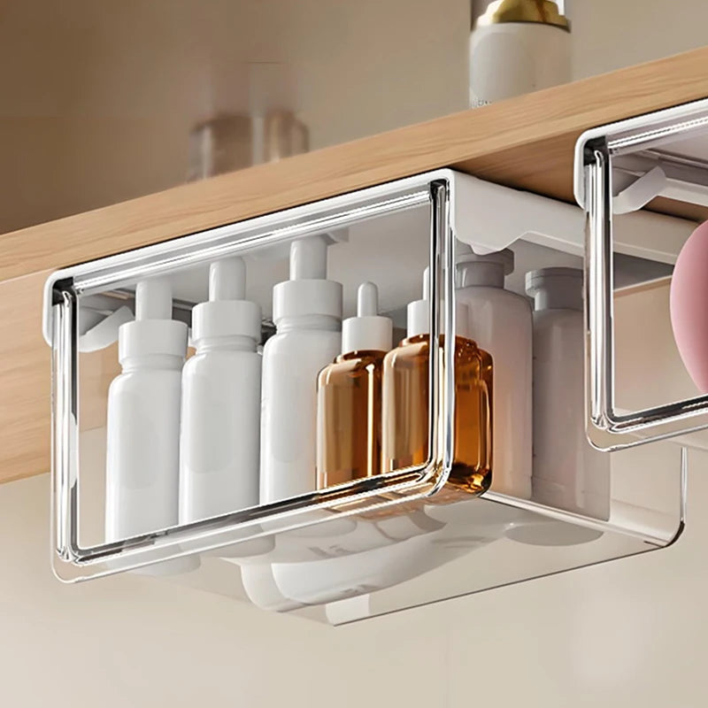 New A Cosmetic Storage Box For Storing Toiletries, Makeup Remover Pads, Lipsticks, Cotton Swabs, And Bathroom Supplies