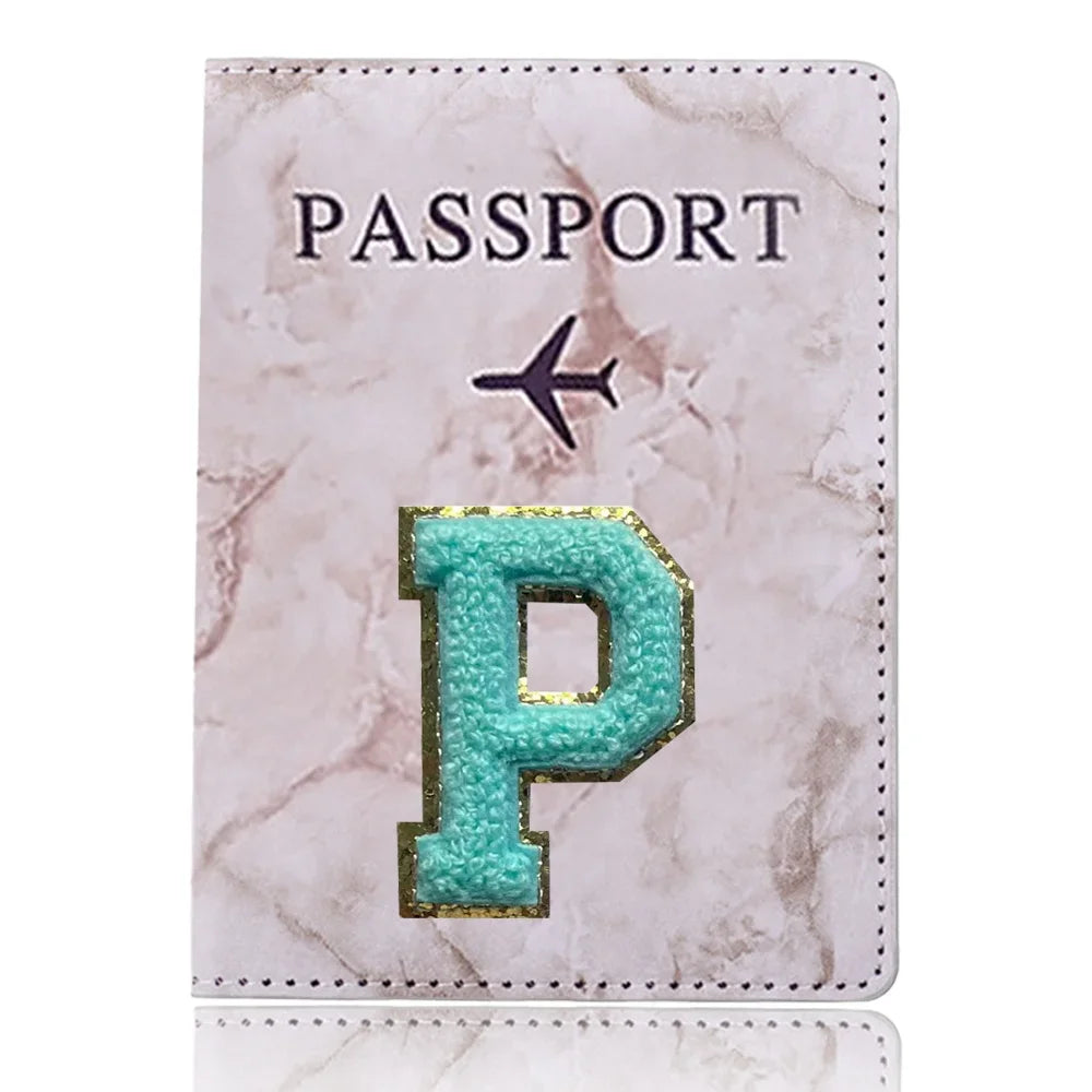 Passport Holder Passport Case Travel Waterproof Passport Protective Cover Embroidery Pattern Holder Air Plan Travel Accessories