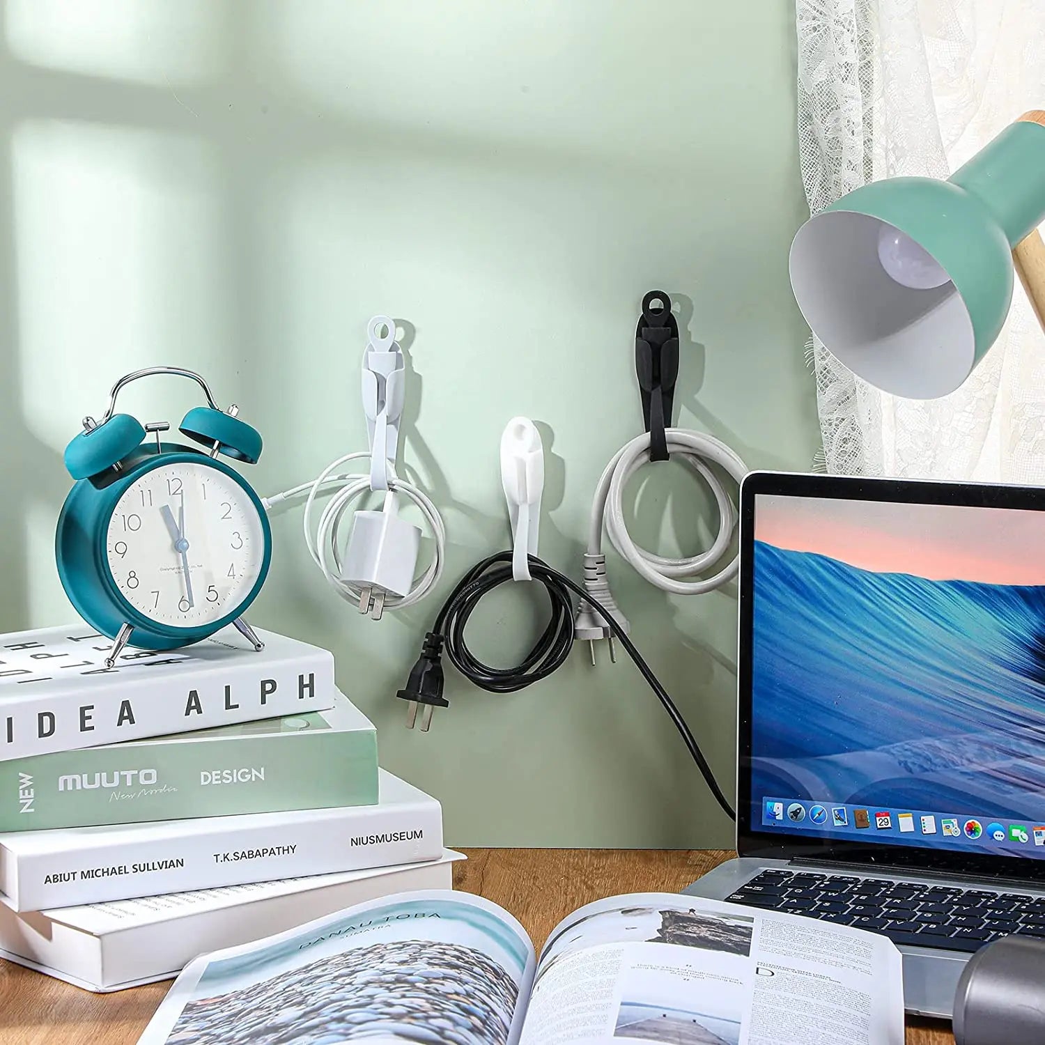 New Cord Bundlers Cord Organizer for Self Adhesive Kitchen Cord Wrapper Sticky Silicone Winder Holder Cable Organizer Data Cable