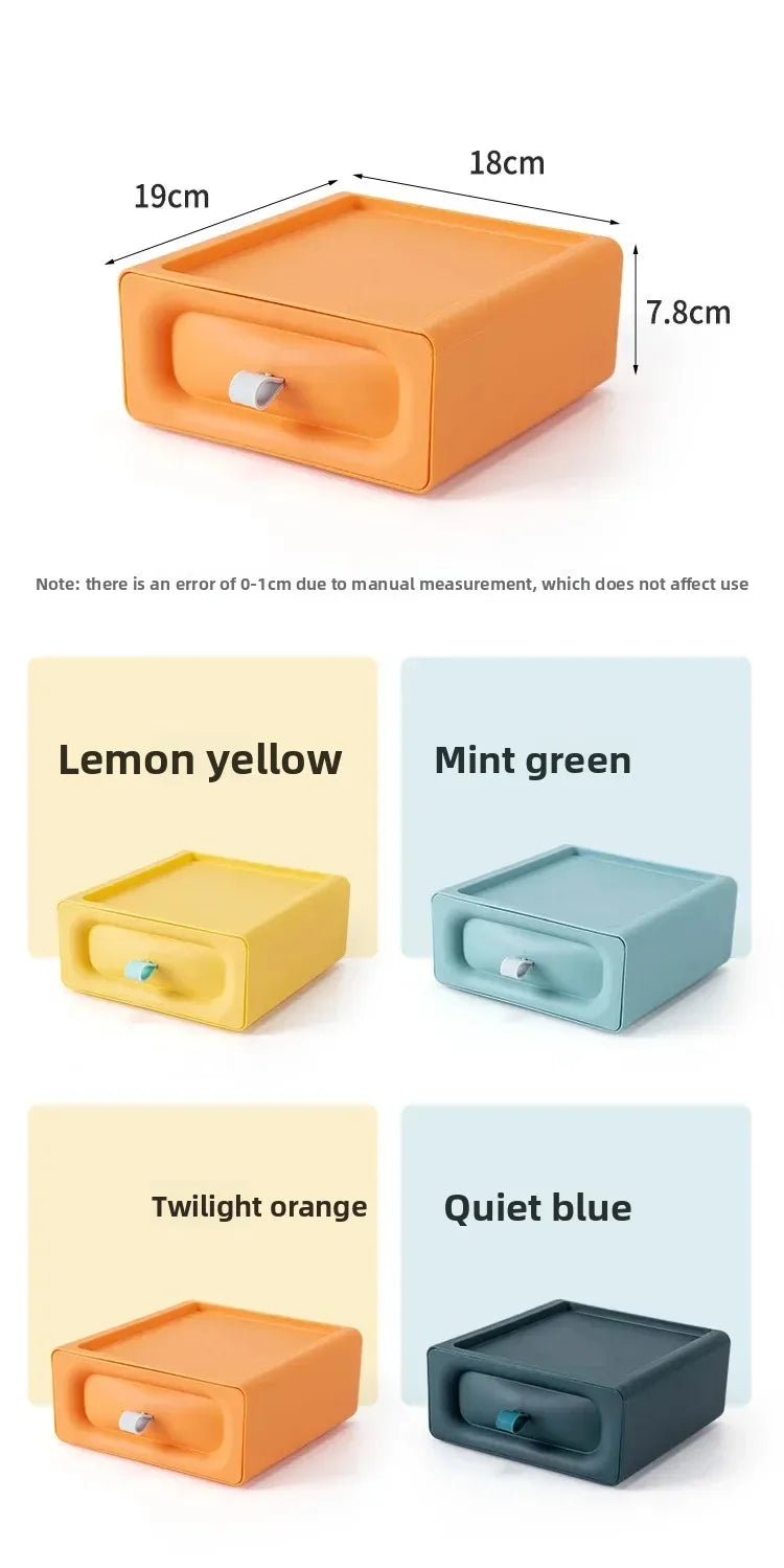 Drawer Style Desktop Storage Box, Storage Box, Multifunctional Office Desk Storage Box, Organizing and Accommodation Storage Box