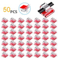 50pcs Cable Organizer Wire Cable Clips Tie Data Cord Winder Manager Self-adhesive Cable Organizer For Office Home Kitchen Desk