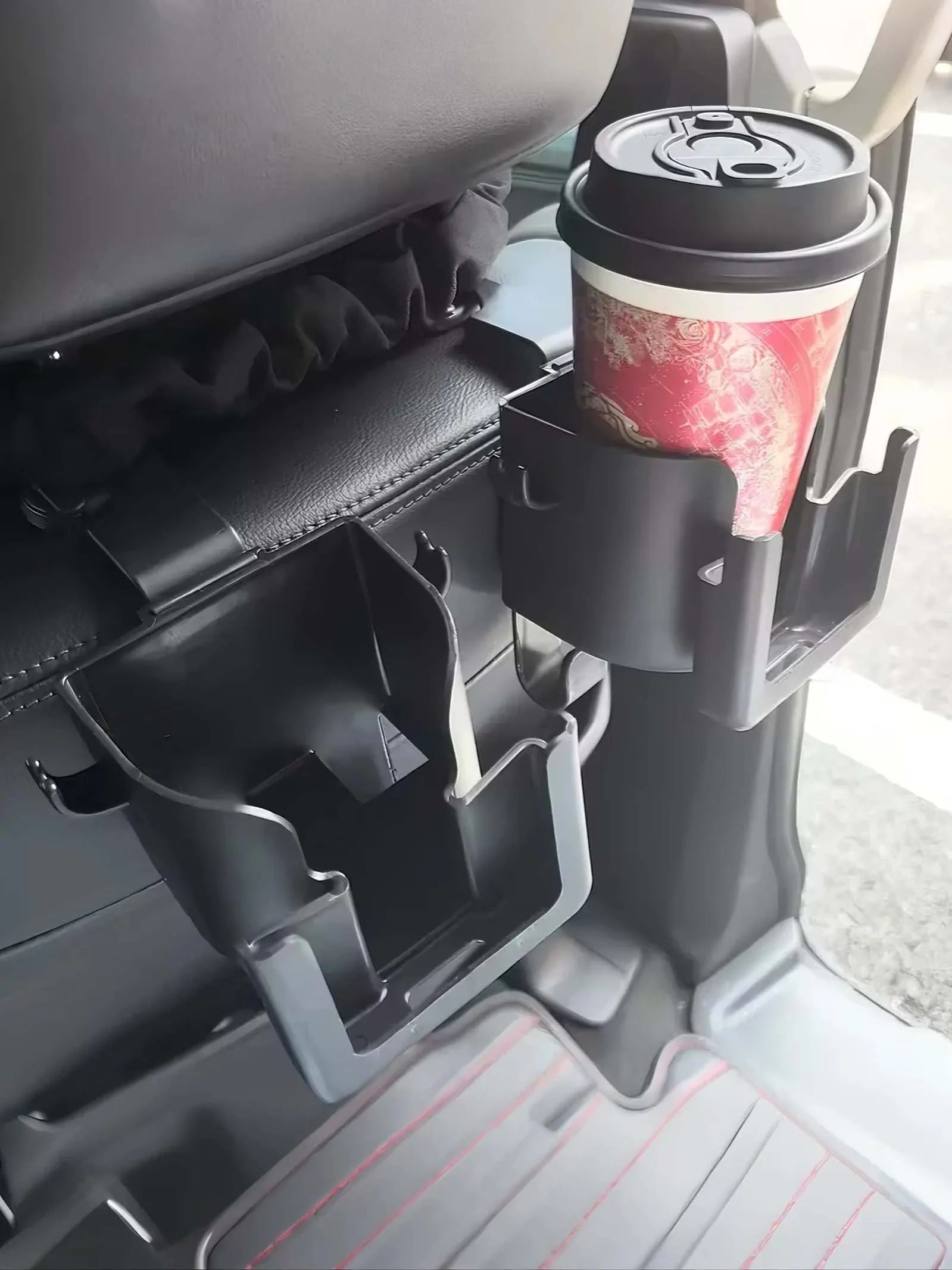 1Pc The multi-functional car seat back organizer is suitable for most vehicle models.