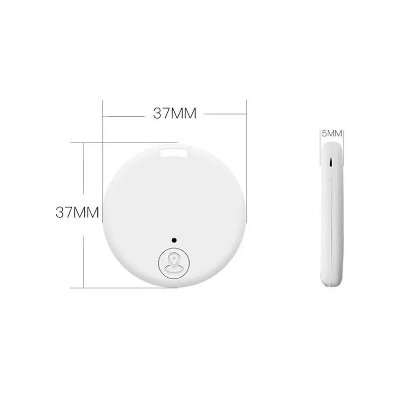 Mini Bluetooth Tracker Smart Anti-Lost with GPS Location Two-Way Alarm APP Control Portable Locator for Keys Wallet Pets Kids