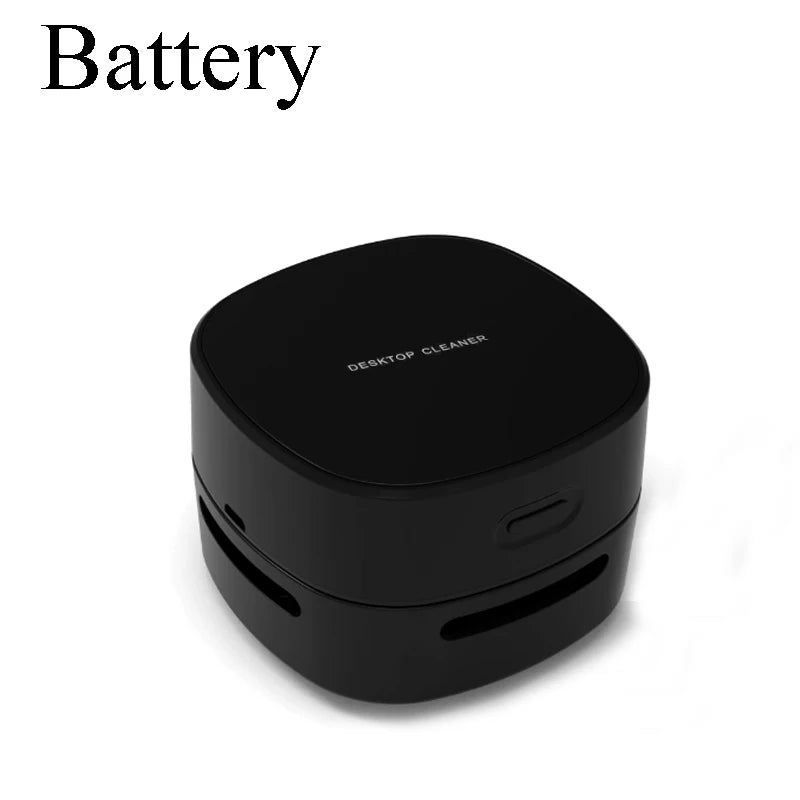 Mini Desktop Vacuum Cleaner Powerful USB Rechargeable High Suction Crumb Vacuum Detachable Design for Home Office Car