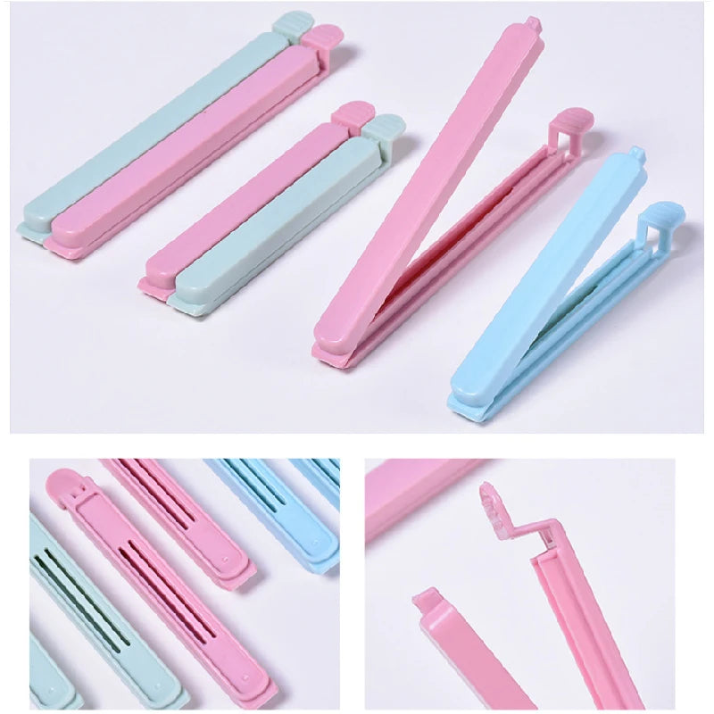 5pcs Large Size Kitchen Food Bag Sealer Clamp Anti-Damp Snack Sealing Clip Plastic Bag Clamp for Food Storage