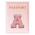 Passport Holder Pink Letter Series Air Plan Travel Accessories ID Cover Portable Bank Card Passport Business PU Wallet Holder