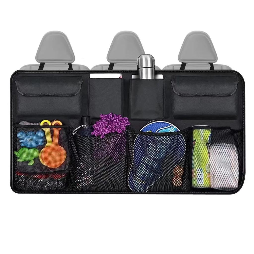 KEBUDIMEI Car Trunk Organizer Oxford Backseat Storage Bag Multi-use Automobile Seat Back Organizers Net Car Interior Accessories
