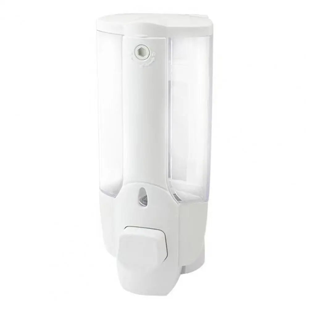350ml Soap Dispenser 1/2 Chamber Wall-Mounted Manual Shower Dispenser With Large Capacity Shampoo Conditioner Bathroom Accessory