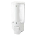 350ml Soap Dispenser 1/2 Chamber Wall-Mounted Manual Shower Dispenser With Large Capacity Shampoo Conditioner Bathroom Accessory