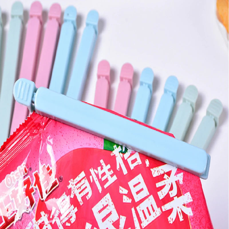5pcs Large Size Kitchen Food Bag Sealer Clamp Anti-Damp Snack Sealing Clip Plastic Bag Clamp for Food Storage
