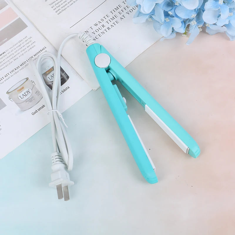【SE】1PC Portable Mini Electric Heat Sealing Machine Seal Sealer Food Vacuum Sealer Bag Clip Random Color
