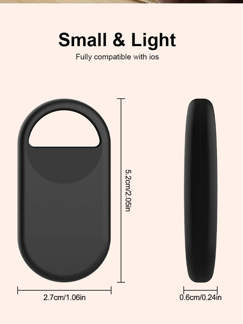 Smart Tag Bluetooth GPS Tracker For iOS Find My App Anti-Lost Security Locator Sound Locate Alarm Reminder Key Finder