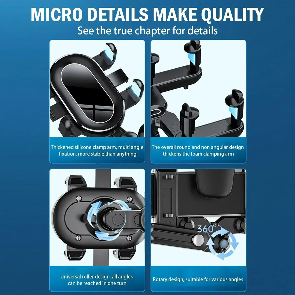 Car 360° Phone Holder For Phone And GPS Mount Support Rotating Adjustable Telescopic All Phone Holder Navigation Support Tools